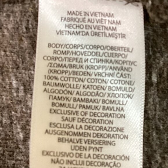 Polo Ralph Lauren Estate Rib Brown Quarter Zip Sweater 100% Cotton Men's Size XL - Picture 5 of 8